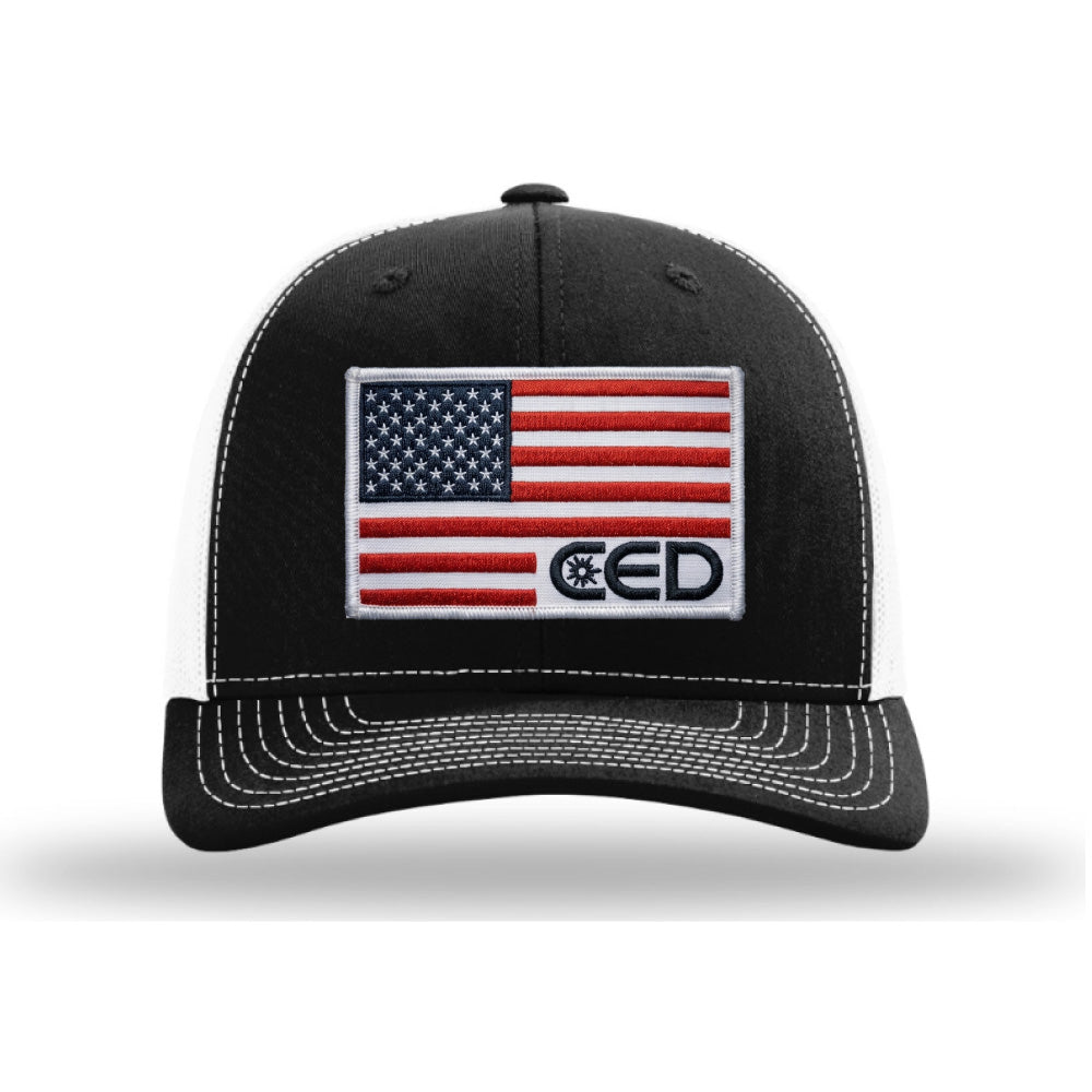 CED Richardson Trucker Cap (Flag)