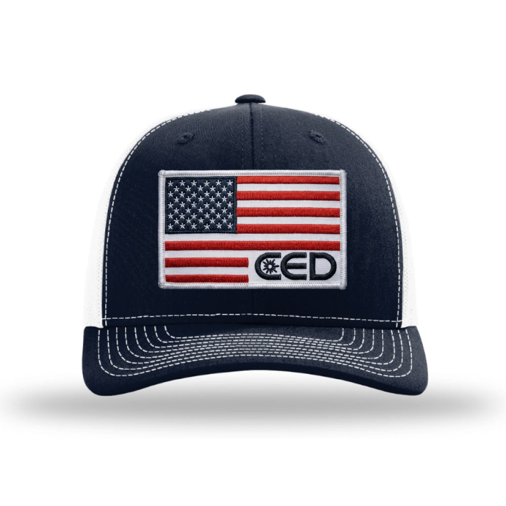 CED Richardson Trucker Cap (Flag)