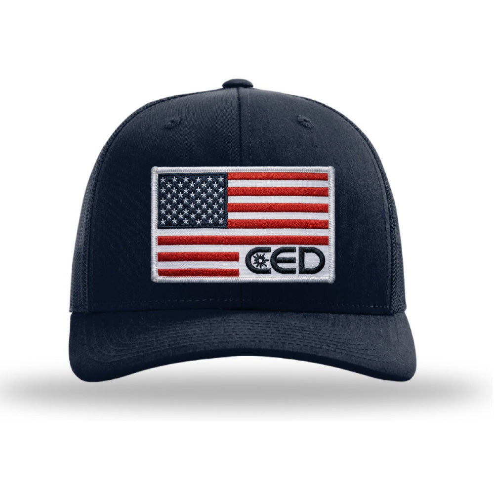 CED Richardson Trucker Cap (Flag)