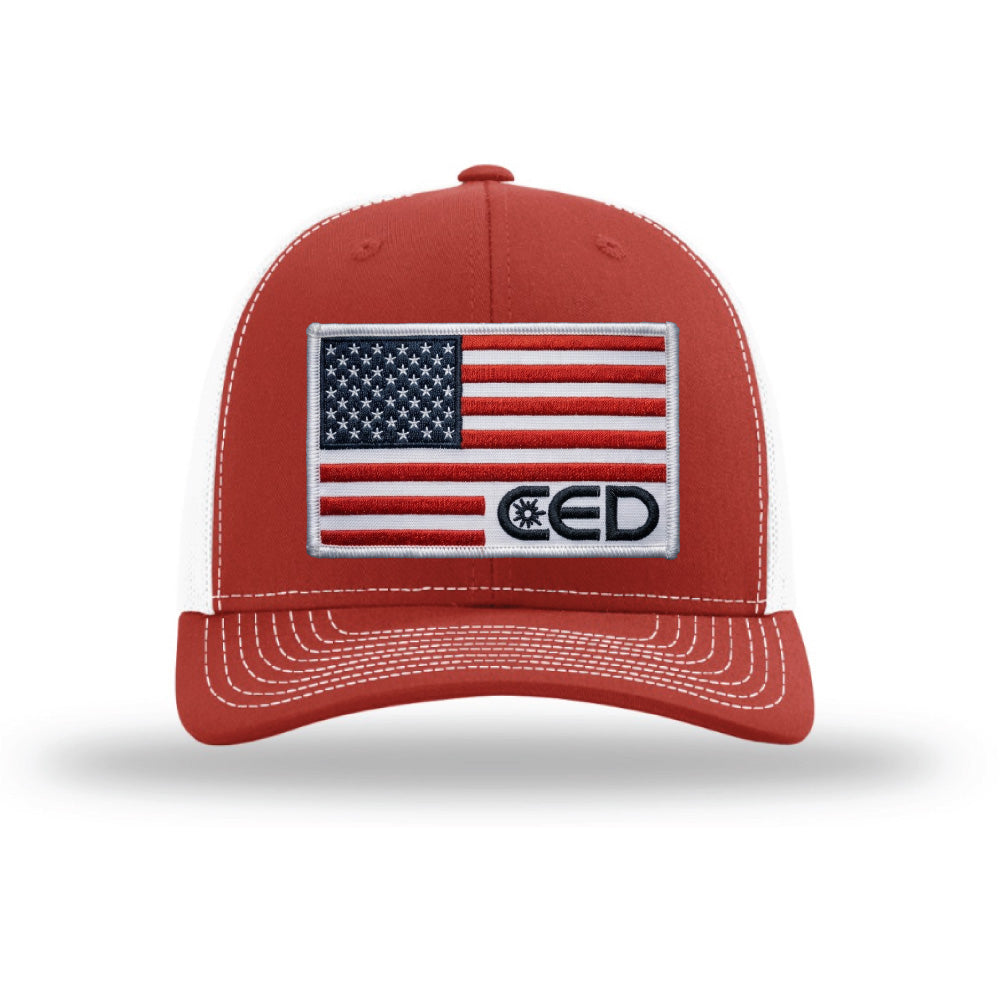 CED Richardson Trucker Cap (Flag)