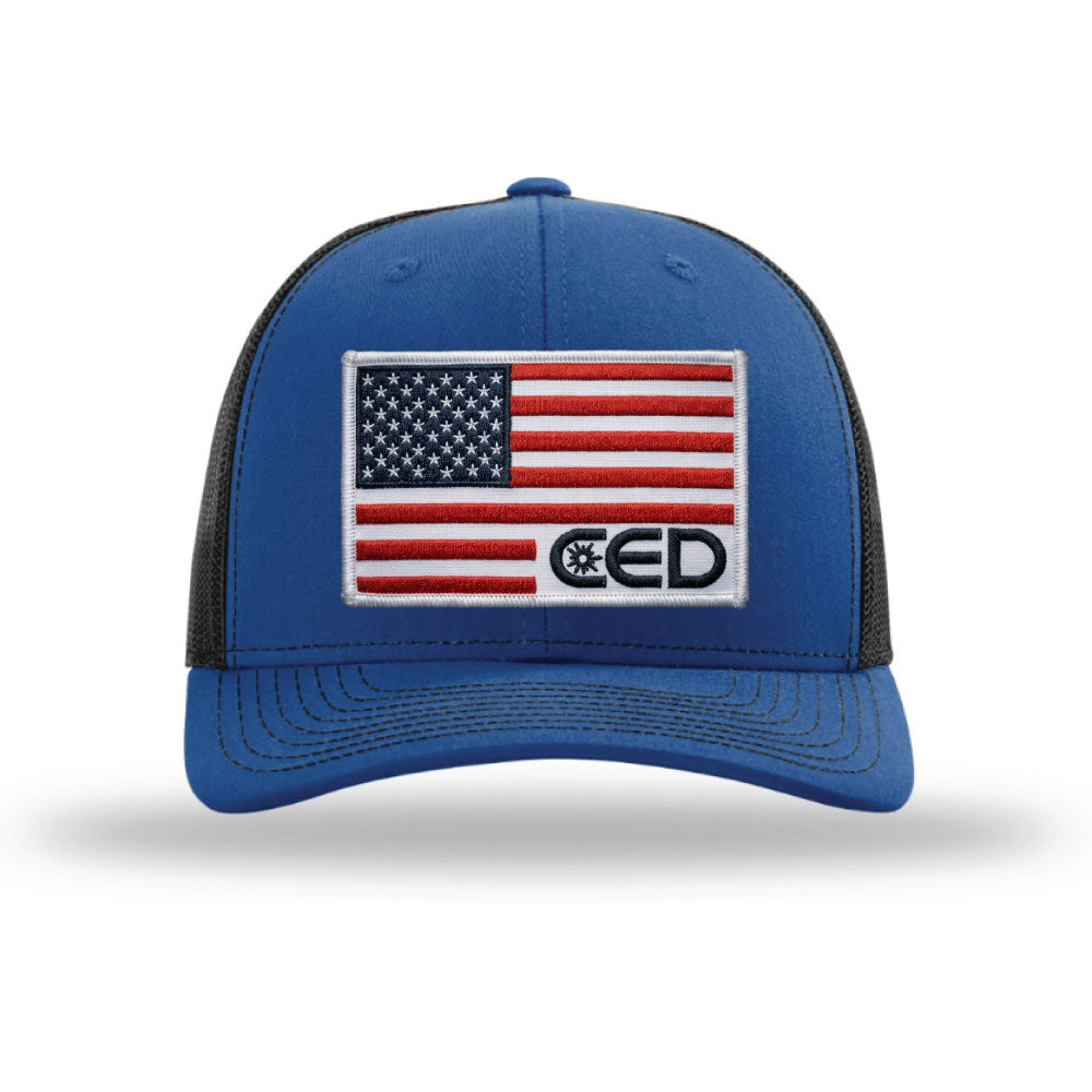 CED Richardson Trucker Cap (Flag)
