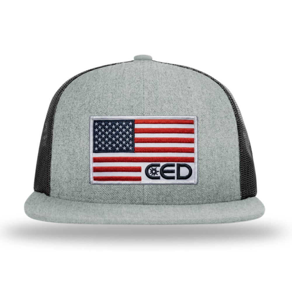 CED Richardson Flatbill Trucker (Flag)