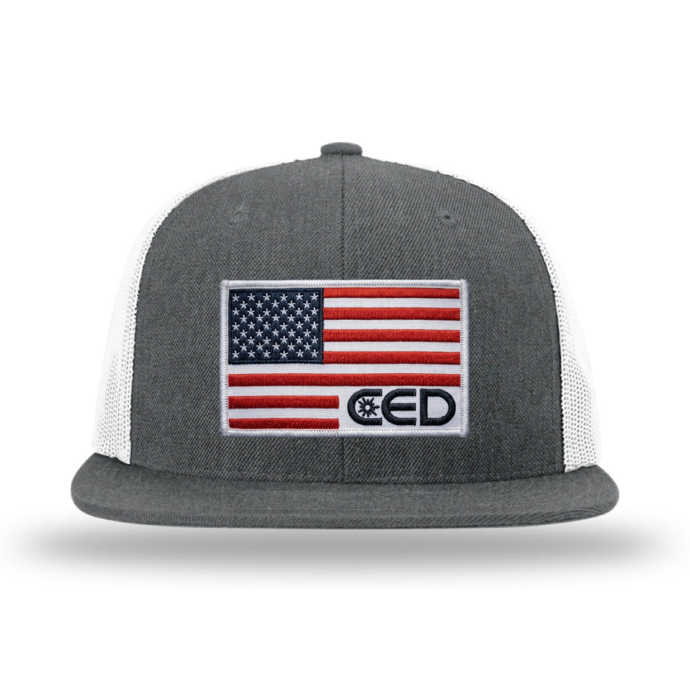 CED Richardson Flatbill Trucker (Flag)