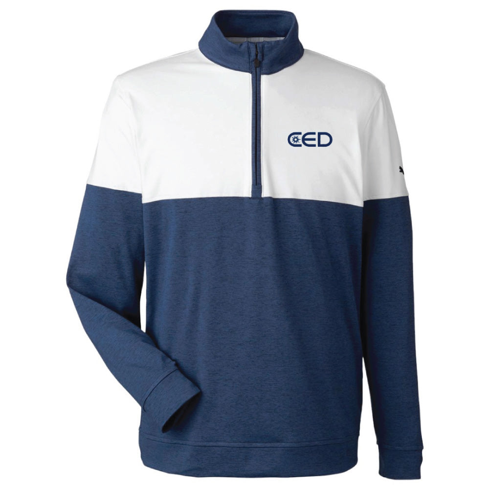 CED Puma Men's Cloudspun Warm Up Quarter-Zip Pullover (LIMITED)