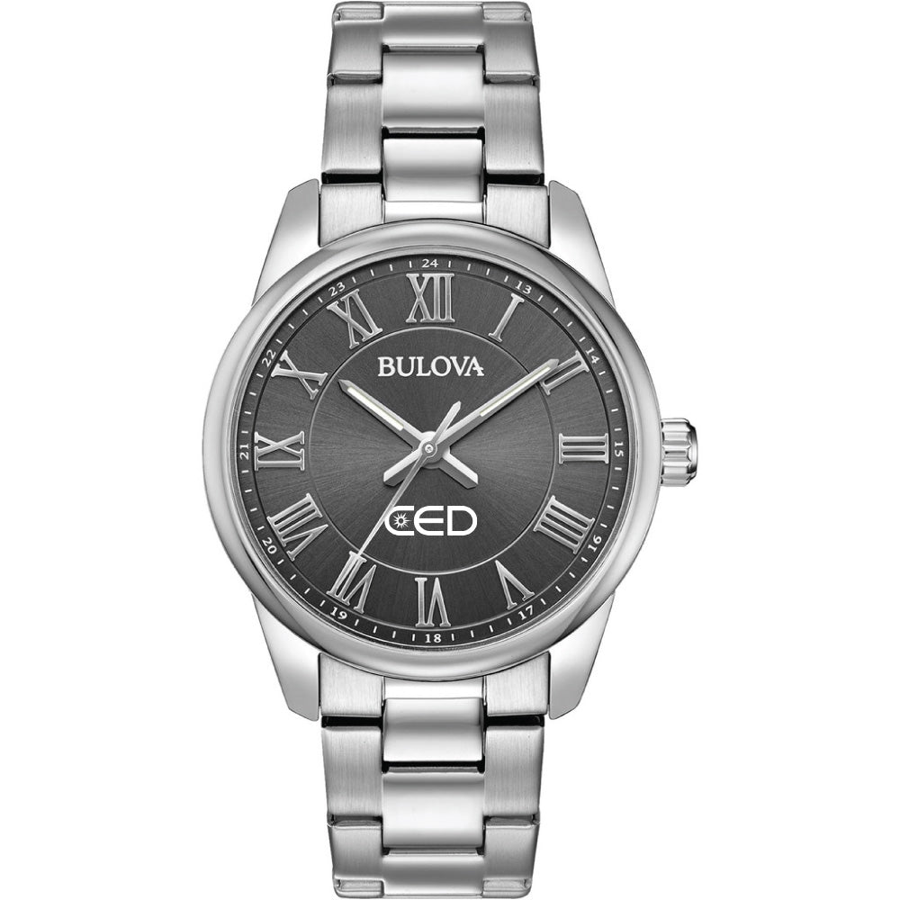 CED Bulova Men's Silver Bracelet Watch