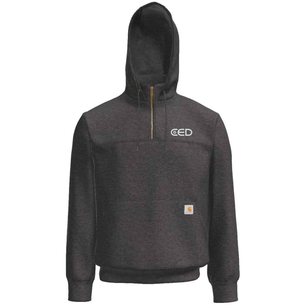 CED Carhartt® Rain Defender® Paxton Heavyweight Hooded Zip Mock Sweatshirt