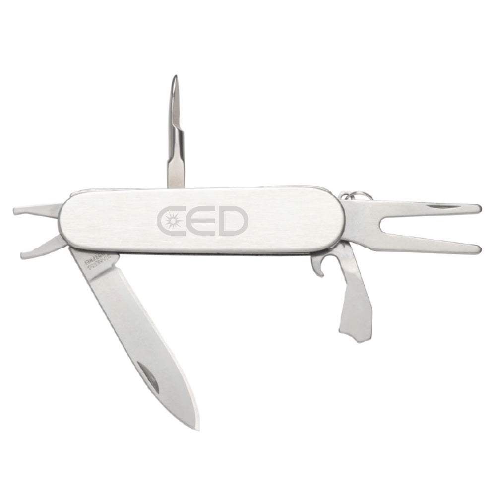 CED Pro 6-in-1 Golf Knife with Keychain