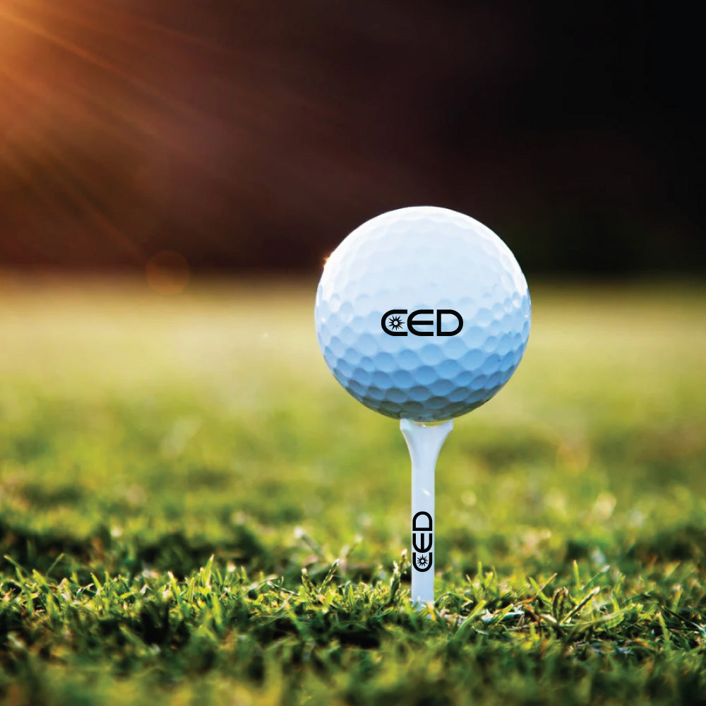 CED 3 1/4" Golf Tees (Pack of 1,000) (Customizable)