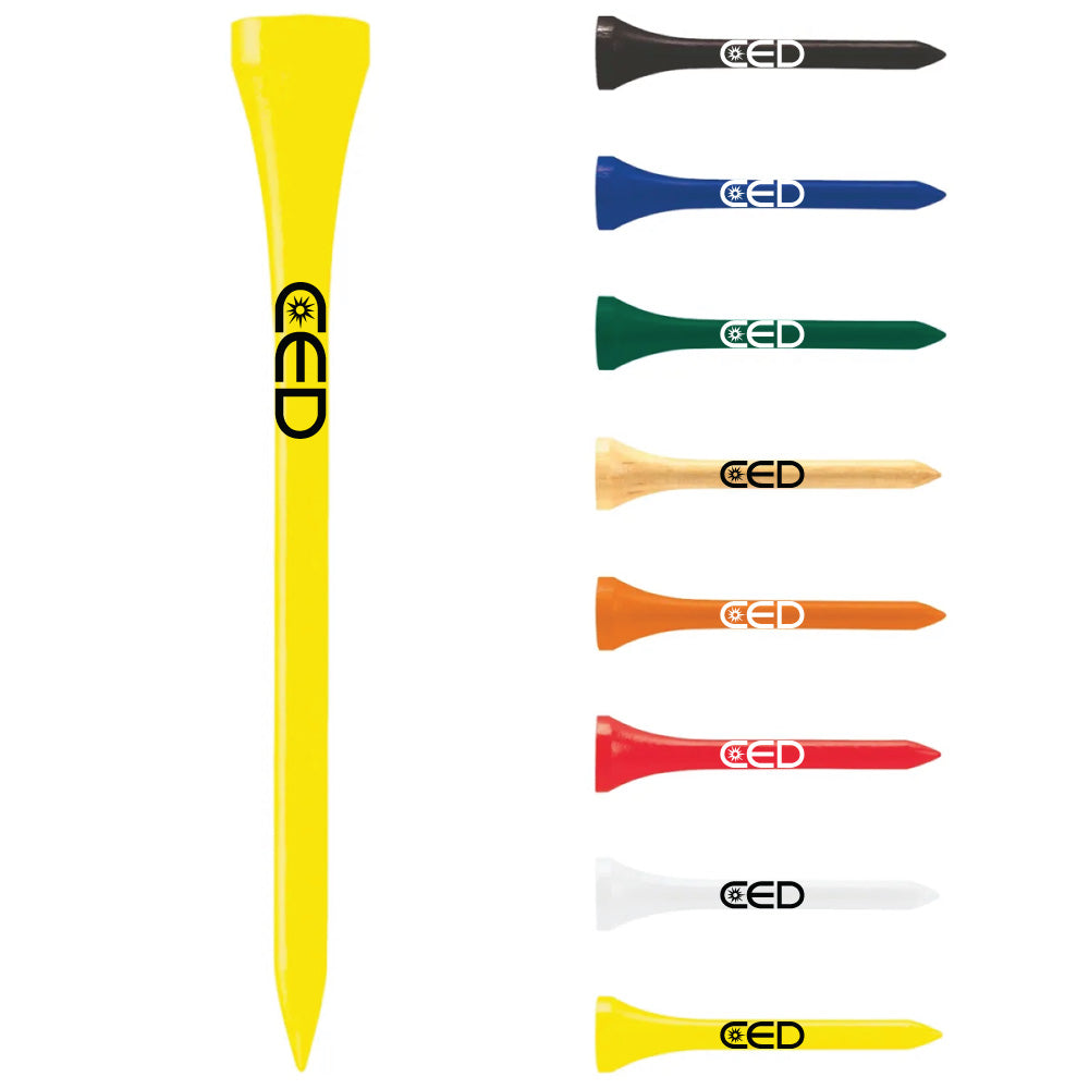 CED 3 1/4" Golf Tees (Pack of 1,000) (Customizable)