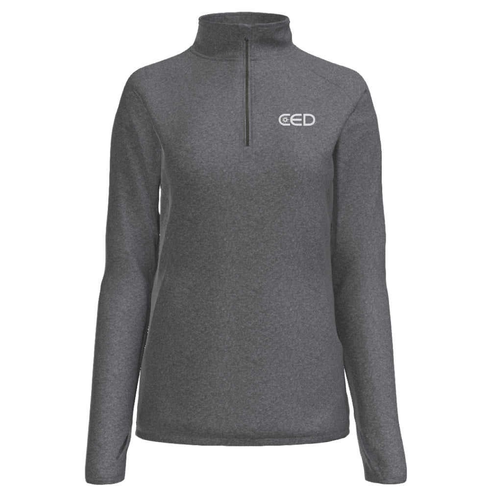 CED Sport-Tek® Women's Sport-Wick® Stretch 1/4-Zip Pullover