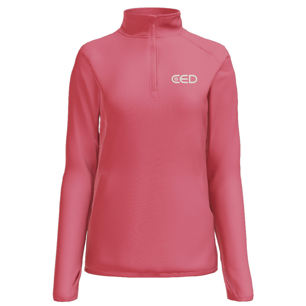 CED Sport-Tek® Women's Sport-Wick® Stretch 1/4-Zip Pullover