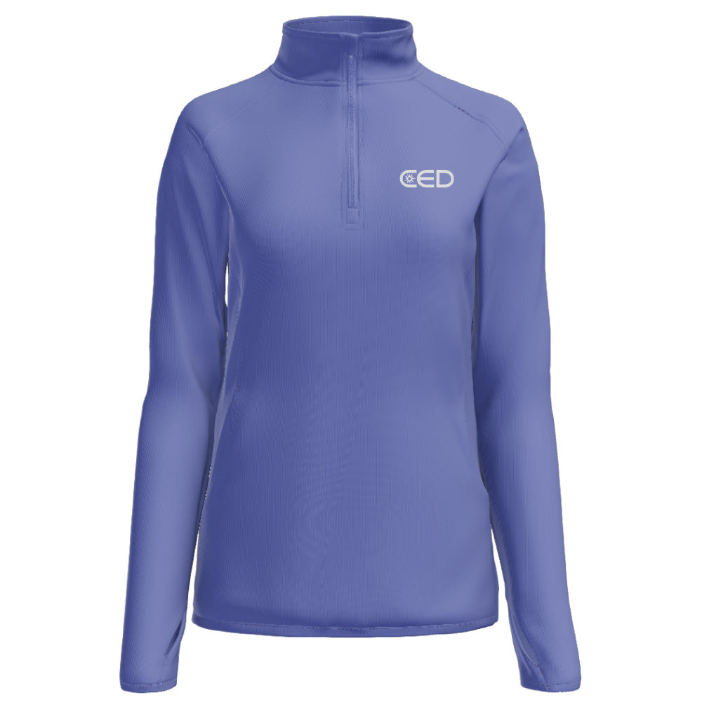 CED Sport-Tek® Women's Sport-Wick® Stretch 1/4-Zip Pullover