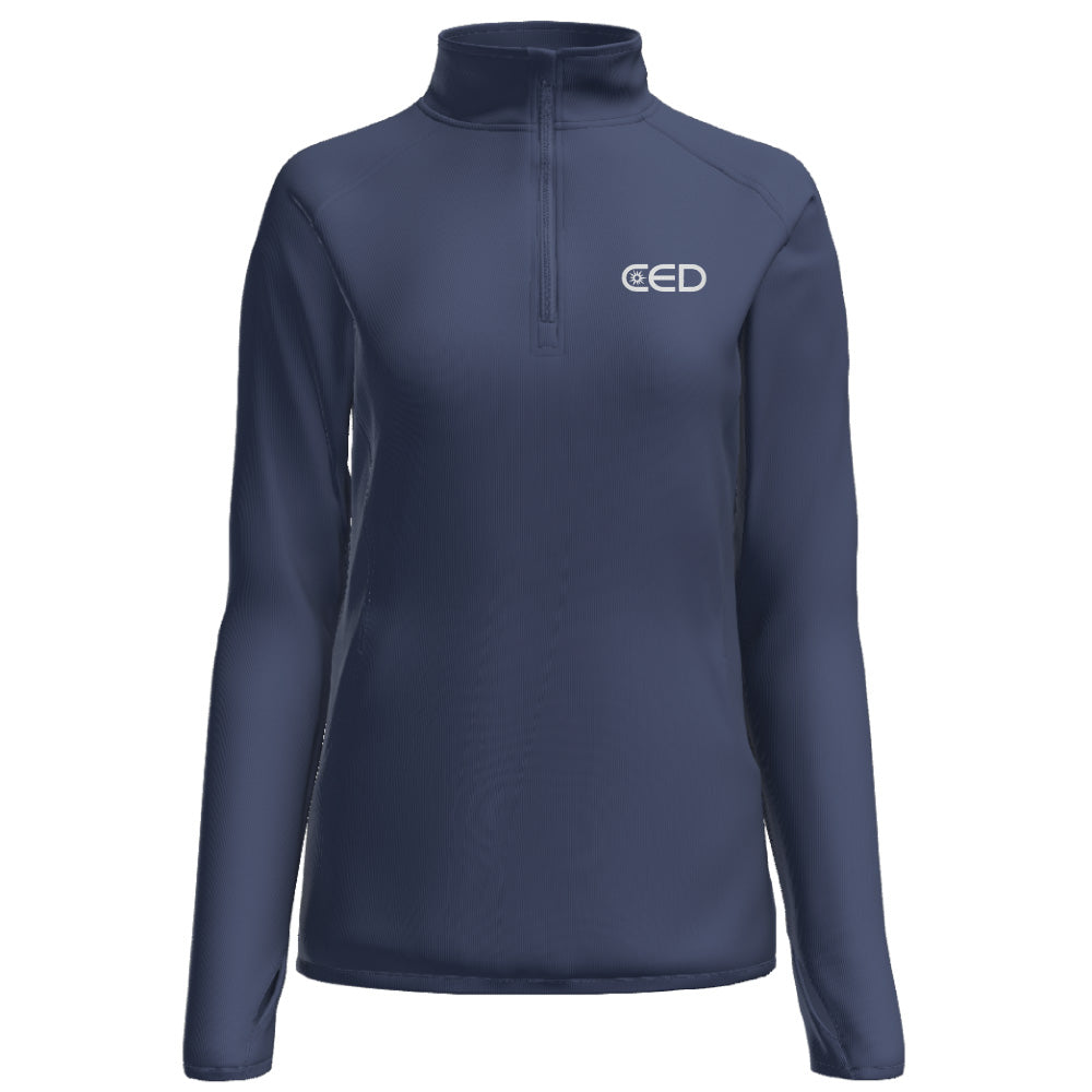 CED Sport-Tek® Women's Sport-Wick® Stretch 1/4-Zip Pullover