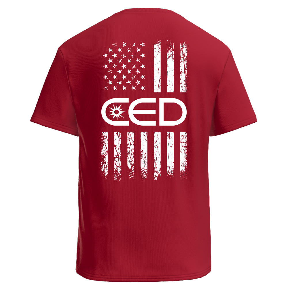 CED Port & Co™ Core Blend Tee (Flag)