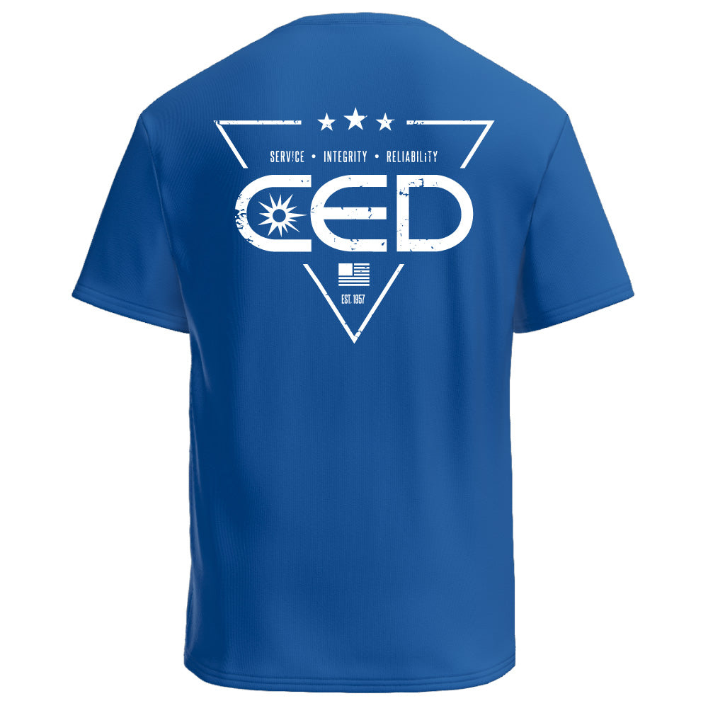 CED Port & Co™ Core Blend Tee (Triangle)