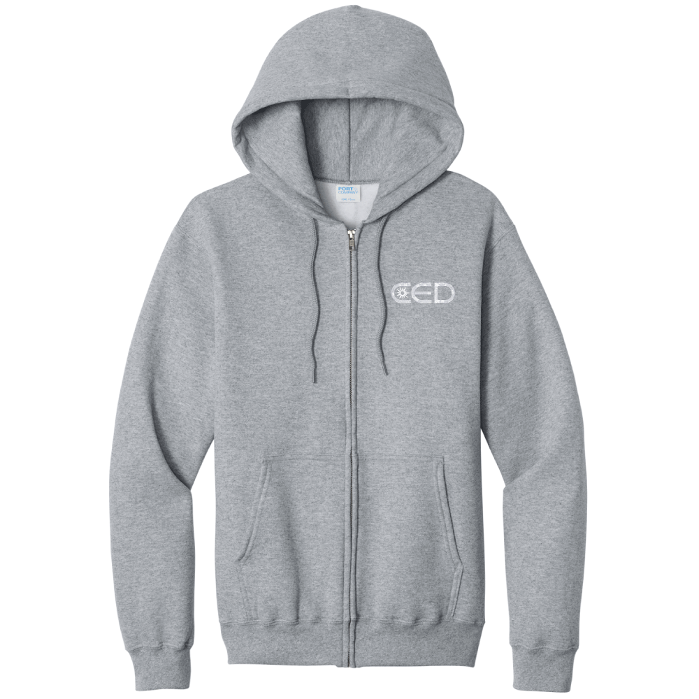 CED Port & Co™ Core Fleece Zip Hooded Sweatshirt