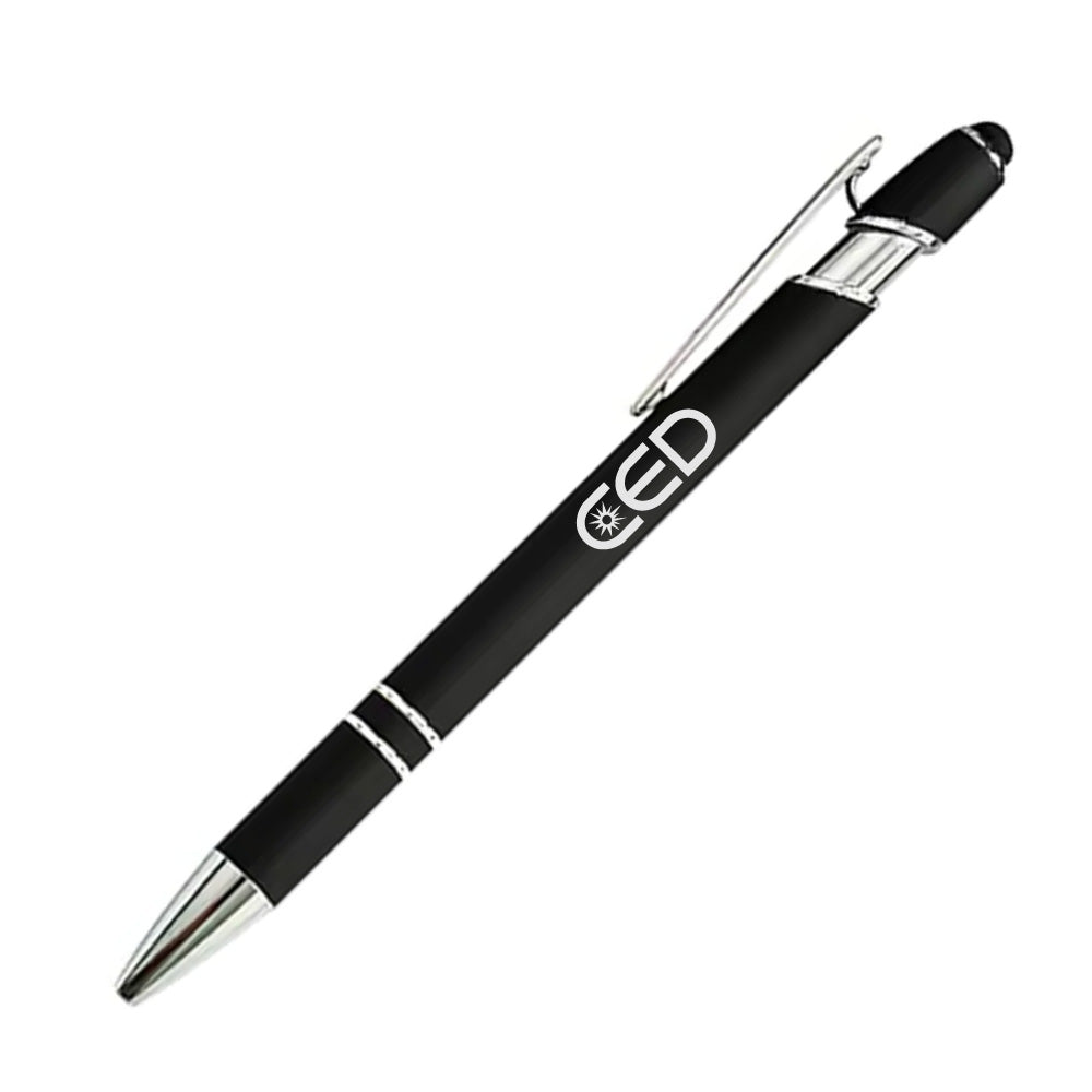 CED Soft-Touch Aluminum Pen w/ Stylus