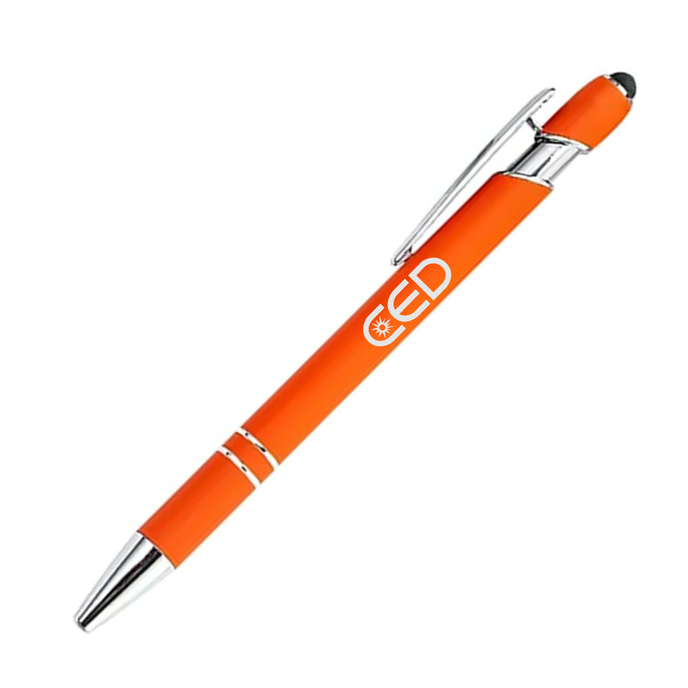 CED Soft-Touch Aluminum Pen w/ Stylus