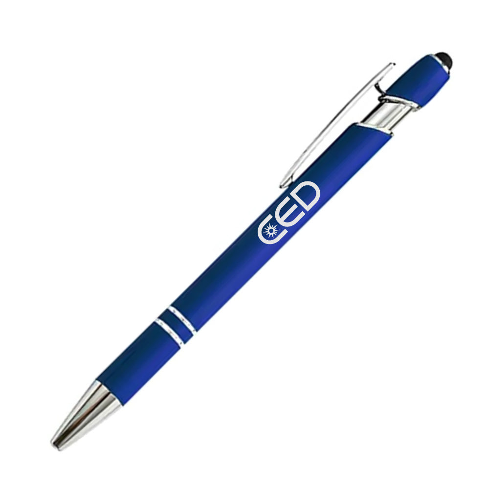 CED Soft-Touch Aluminum Pen w/ Stylus