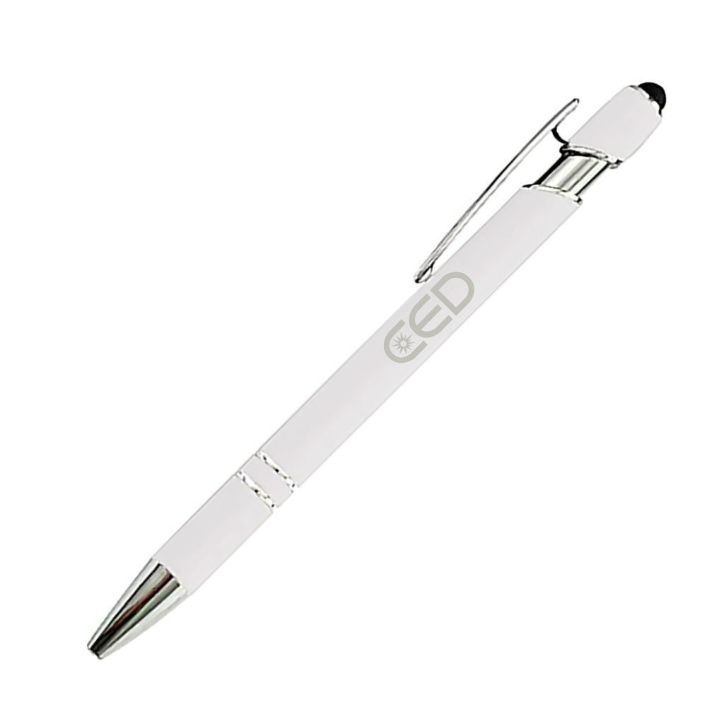 CED Soft-Touch Aluminum Pen w/ Stylus