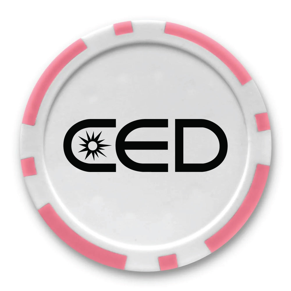 CED Poker Chip Golf Ball Marker (Customizable)