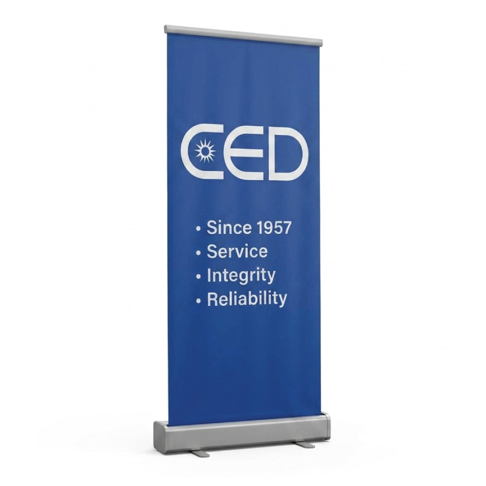 CED Retractable Sign (Customizable)