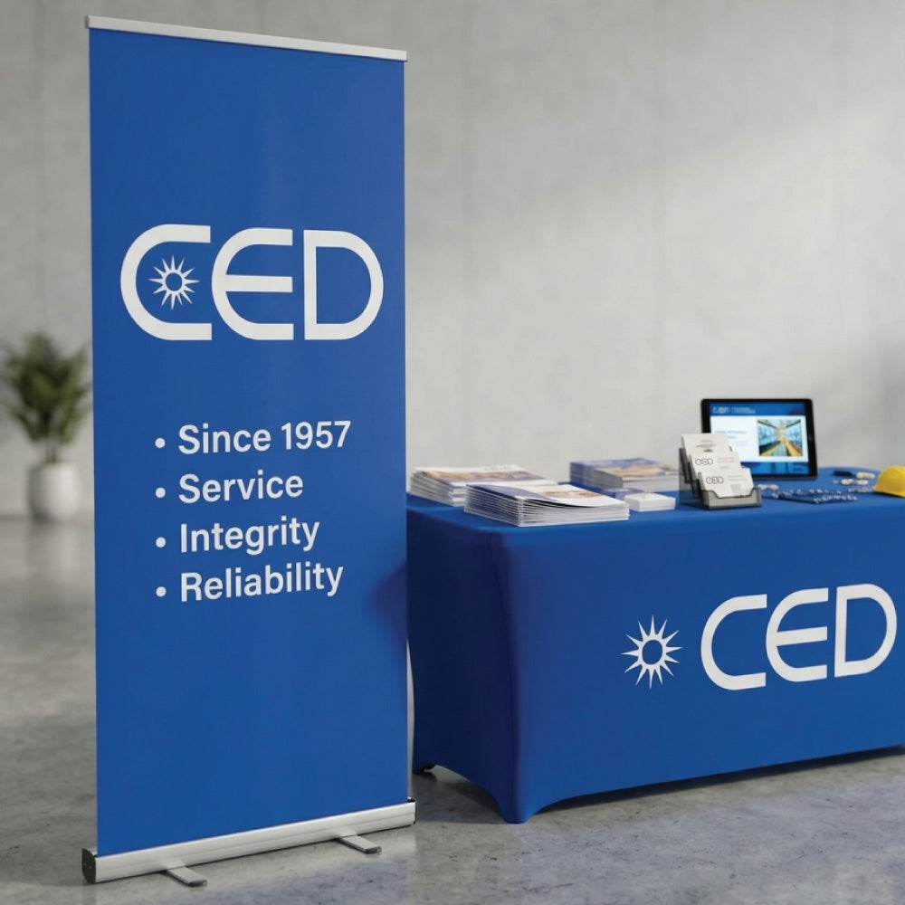 CED Retractable Sign (Customizable)