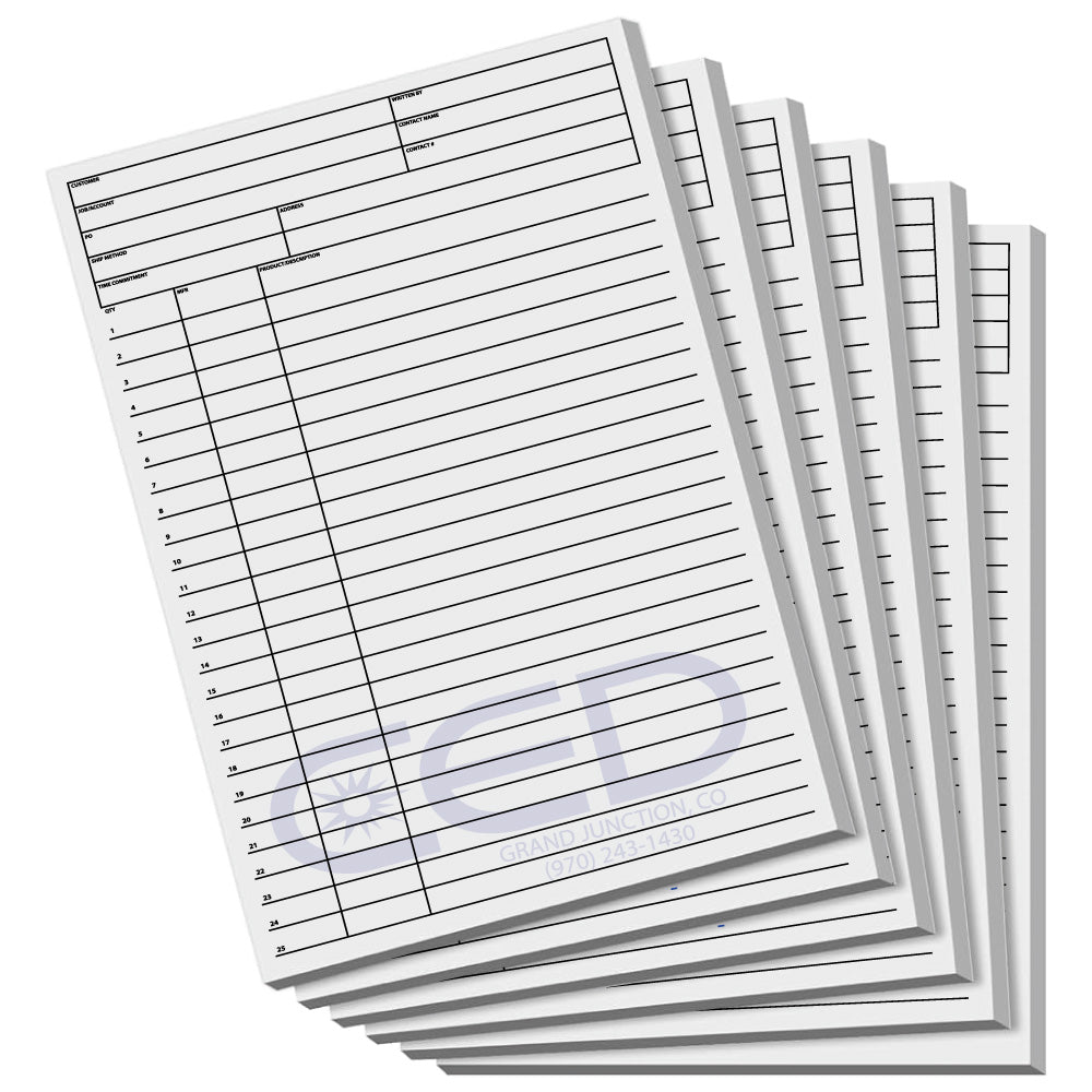 CED Scratch Pad 5.5"x8.5" (Customizable)