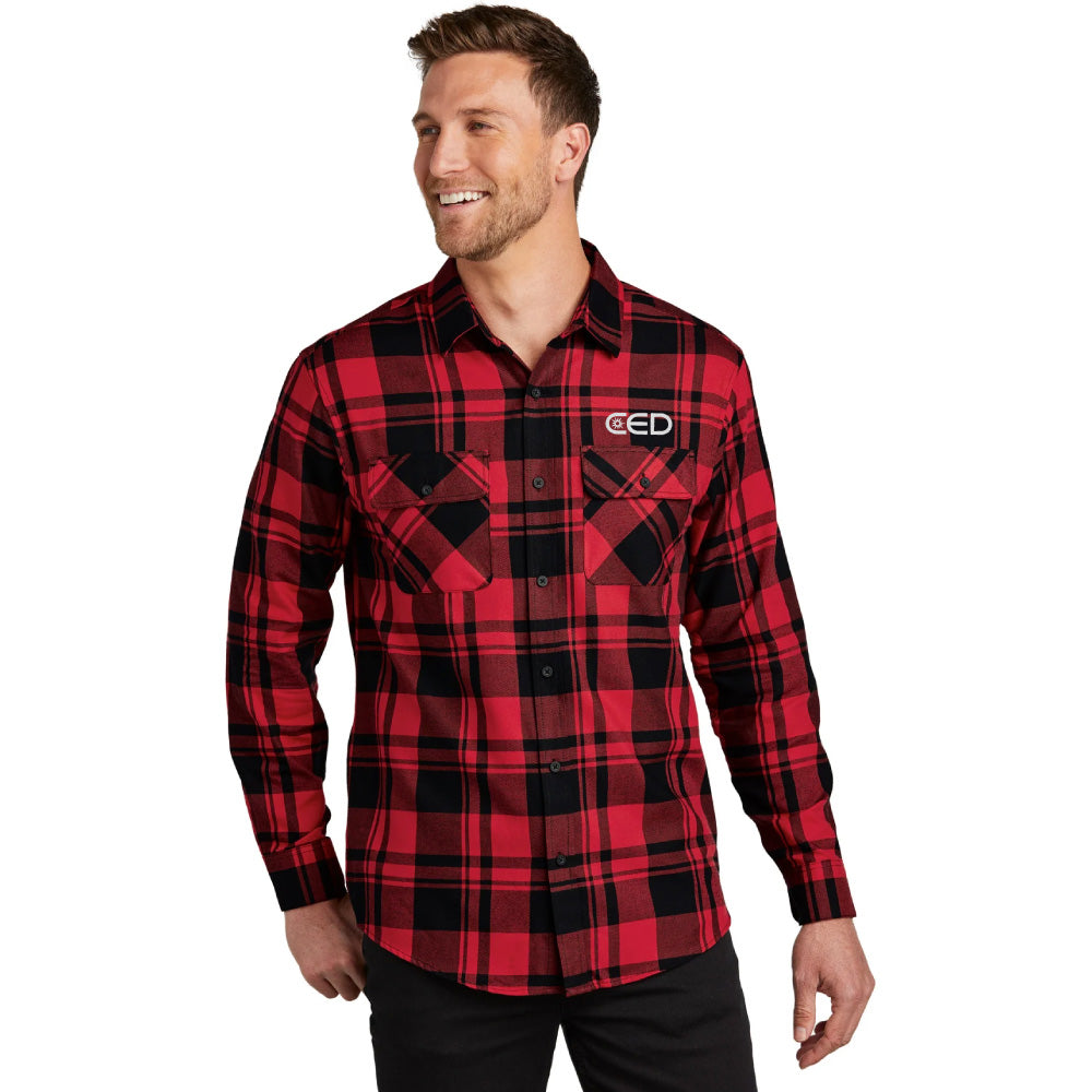 CED Port Authority® Plaid Flannel Shirt