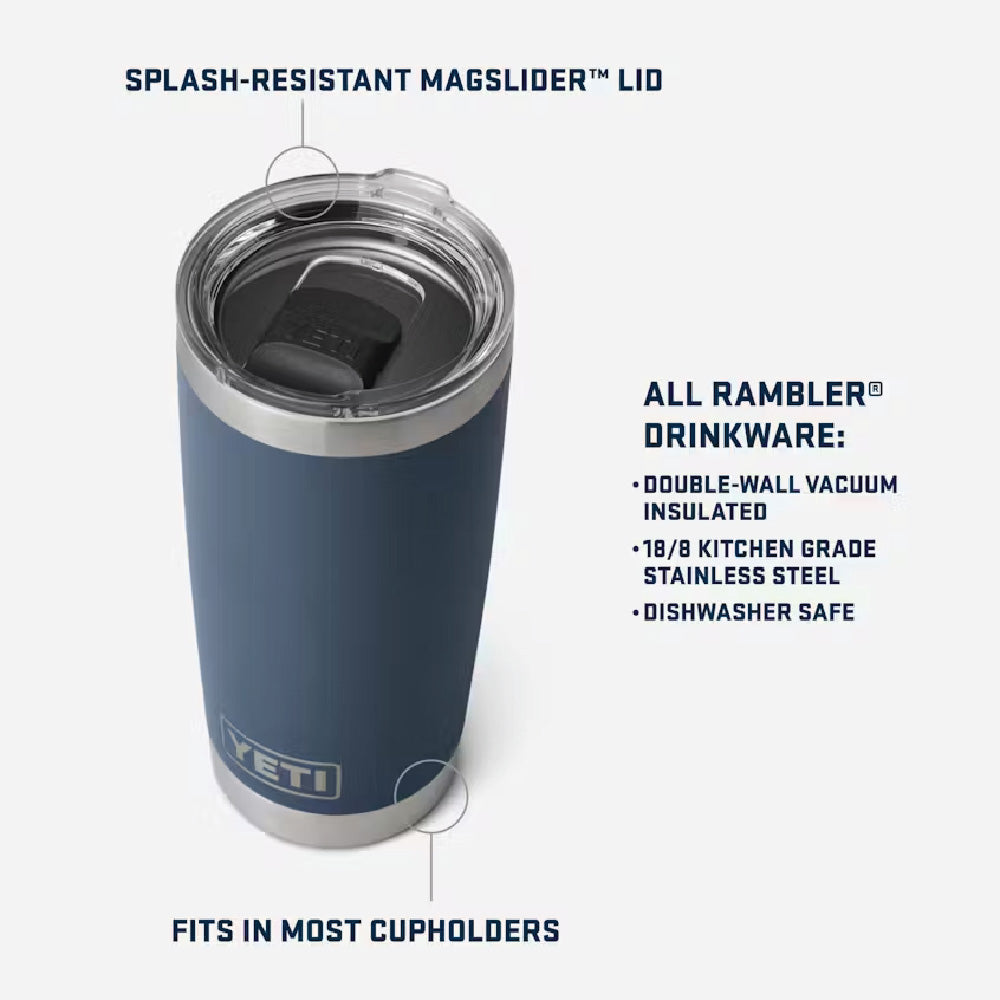 CED YETI 20oz. Rambler Tumbler (Customizable)
