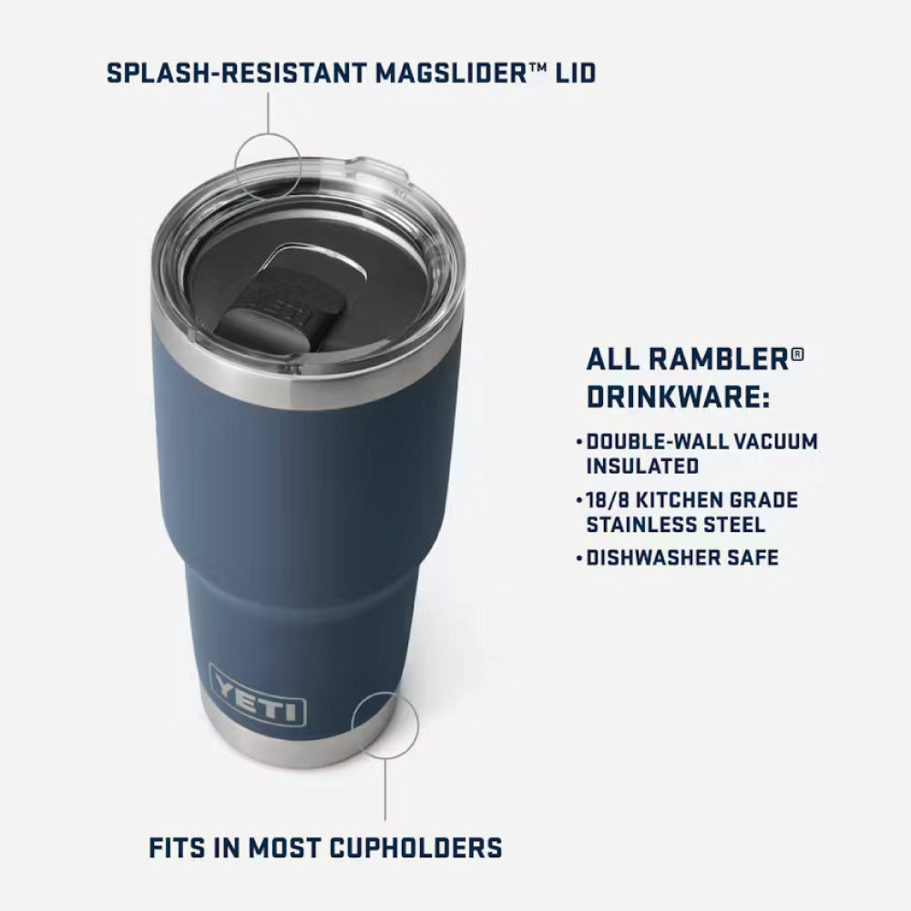 CED YETI 30oz Rambler Tumbler (Customizable)